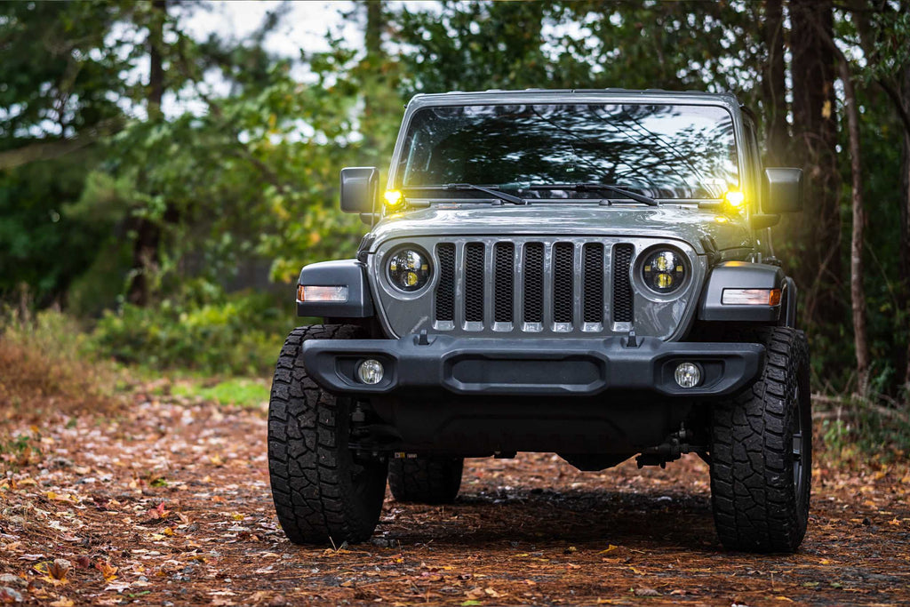 MORIMOTO 4BANGER A-PILLAR KIT: WRANGLER JL (NCS YELLOW SPOT BEAM)