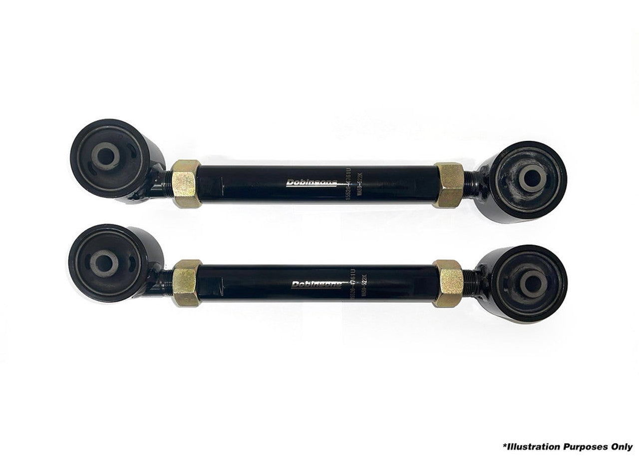 DOBINSONS REAR ADJ. TUBULAR STEEL SERIES UPPER TRAILING ARMS
