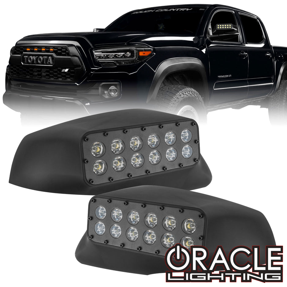 ORACLE LIGHTING 2016-2023 TOYOTA TACOMA LED OFF-ROAD SIDE MIRROR DITCH LIGHTS - PRE-ORDER