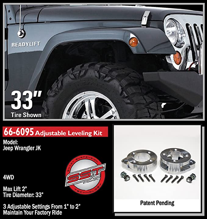 ReadyLift 1-2" FRONT LEVELING KIT - JEEP JK WRANGLER 4WD 2007-2018