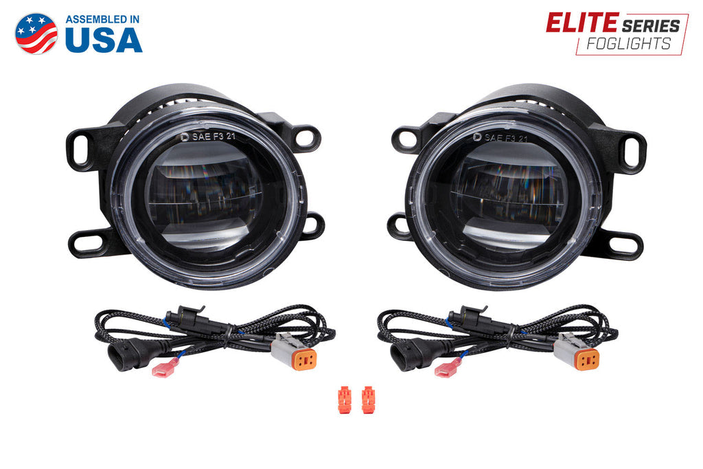 ELITE SERIES FOG LAMPS FOR 2010-2013 TOYOTA 4RUNNER PAIR COOL WHITE 6000K DIODE DYNAMICS
