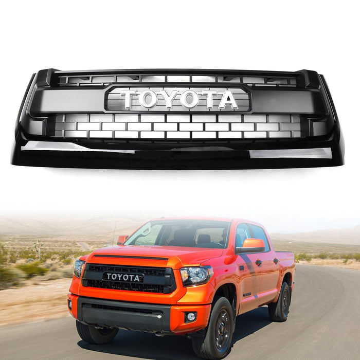 Toyota Tundra | 2014-2018 | TRD PRO Grille | Matte Black + Toyota Letter