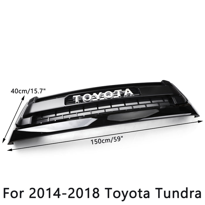 Toyota Tundra | 2014-2018 | TRD PRO Grille | Matte Black + Toyota Letter