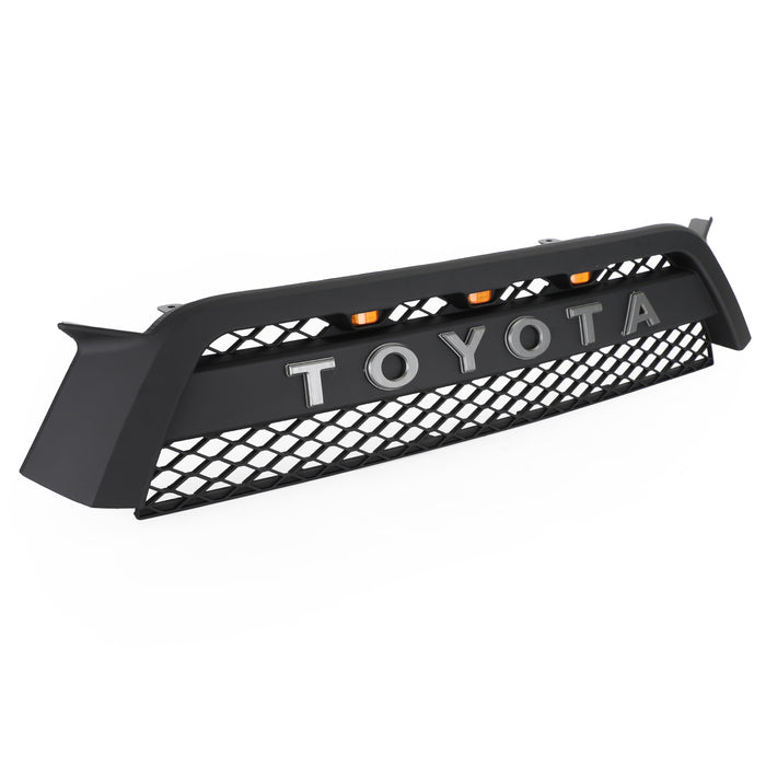 Toyota 4Runner | 2010-2013 | 4Runner | TRD Pro Grille | Matte Black + Toyota Letter + LED Lights