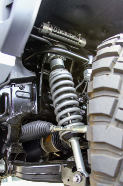 JRi 1.75" - 3" 2024 Gen 4 Toyota Tacoma Leveling Kit with 6-Stage Adjustable Coilover Remote Reservoir Shocks + Freedom Off-Road Front Upper Control Arms