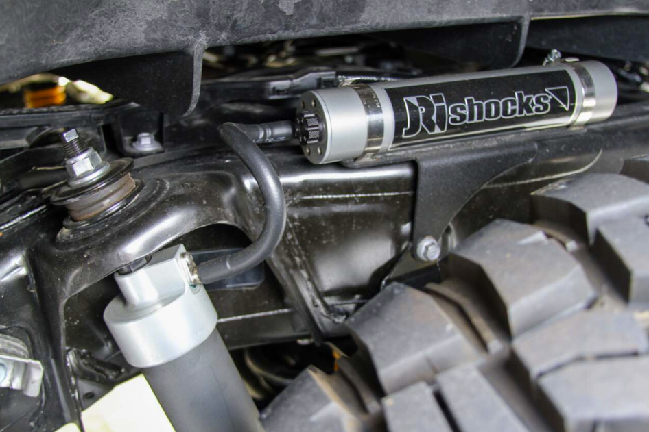 JRi 1.75" - 3" 2024 Gen 4 Toyota Tacoma Leveling Kit with 6-Stage Adjustable Coilover Remote Reservoir Shocks + Freedom Off-Road Front Upper Control Arms