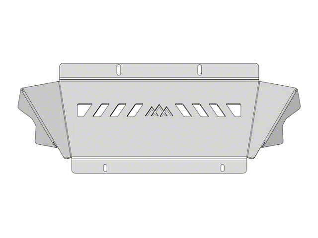 Backwoods Adventure Mods Connector Skid Plate; Bare Aluminum (10-23 4Runner)