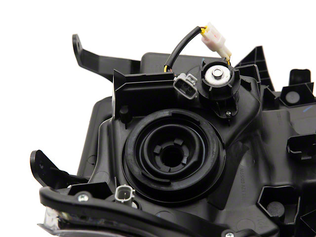 Raxiom Axial Series Headlights with Sequential LED Bar; Black Housing; Clear Lens (14-21 Tundra w/ Factory Halogen Headlights)