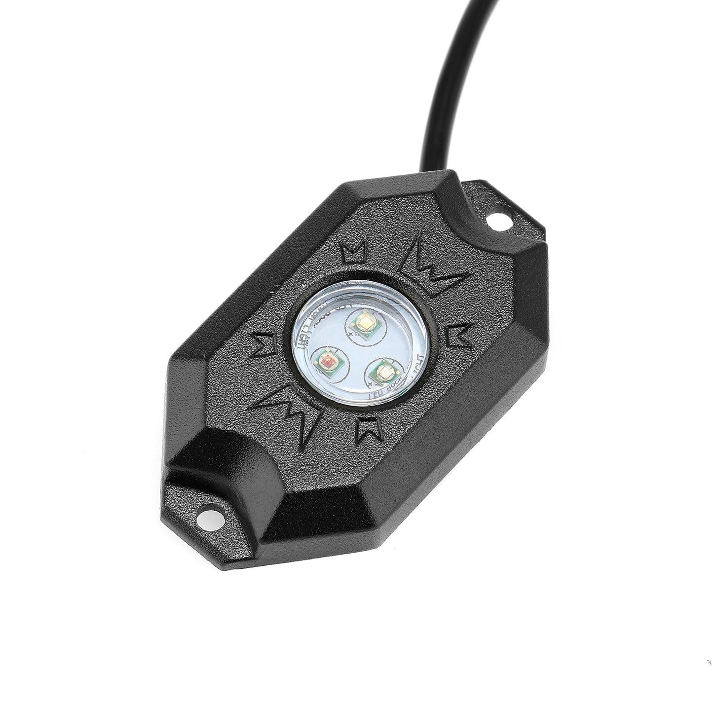 8 PCS/SET RGB LED ROCK LIGHT SET WITH BLUETOOTH CONTROLLER FOR ATV UTV