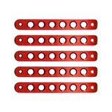 ALUMINUM FRONT & REAR GRAB HANDLES & DOOR GRAB HANDLE INSERTS COVER COMBO-RED FOR 07-18 JEEP WRANGLER JK/JKU