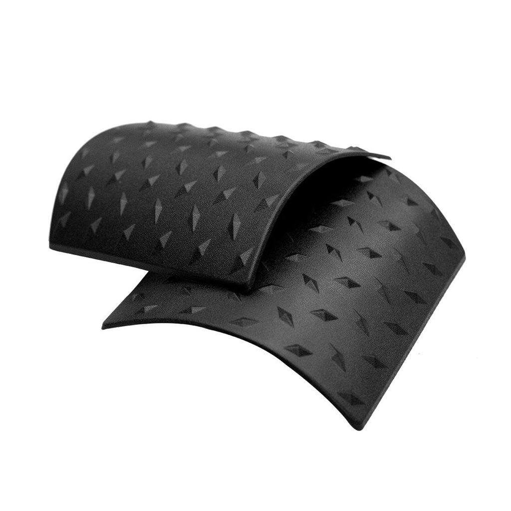 POINTER BODY ARMORS & MATTE BLACK CLIP-IN MESH GRILL INSERTS & BLACK ANGRY EYES HEAD LIGHT BEZELS COVER COMBO FOR 07-18 JEEP WRANGLER JK/JKU
