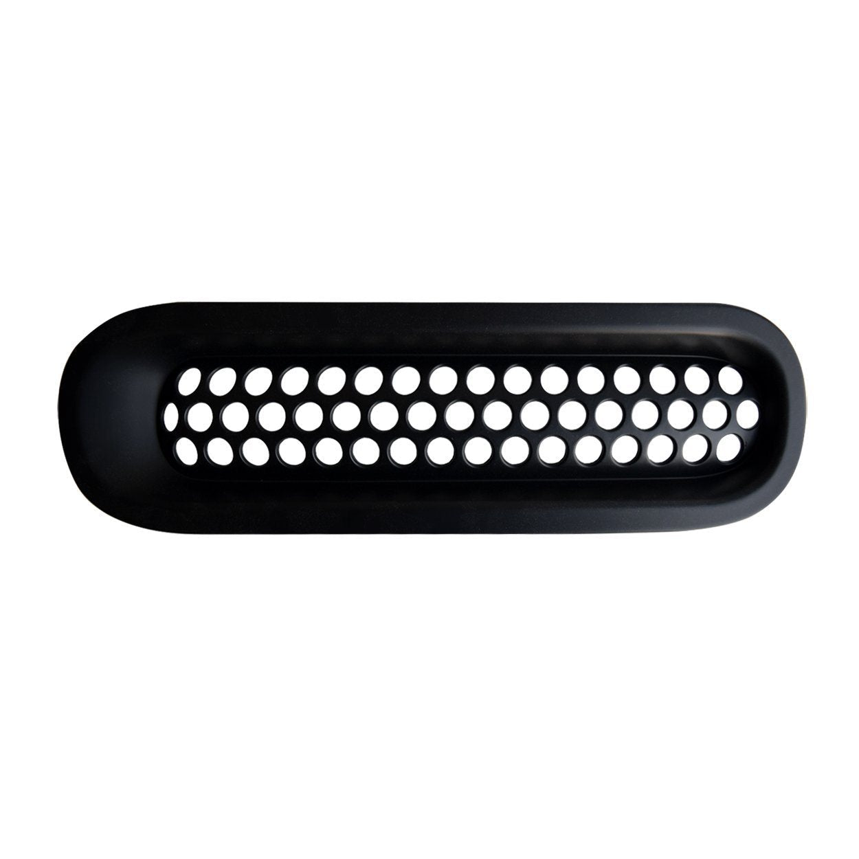 POINTER BODY ARMORS & MATTE BLACK CLIP-IN MESH GRILL INSERTS & BLACK ANGRY EYES HEAD LIGHT BEZELS COVER COMBO FOR 07-18 JEEP WRANGLER JK/JKU