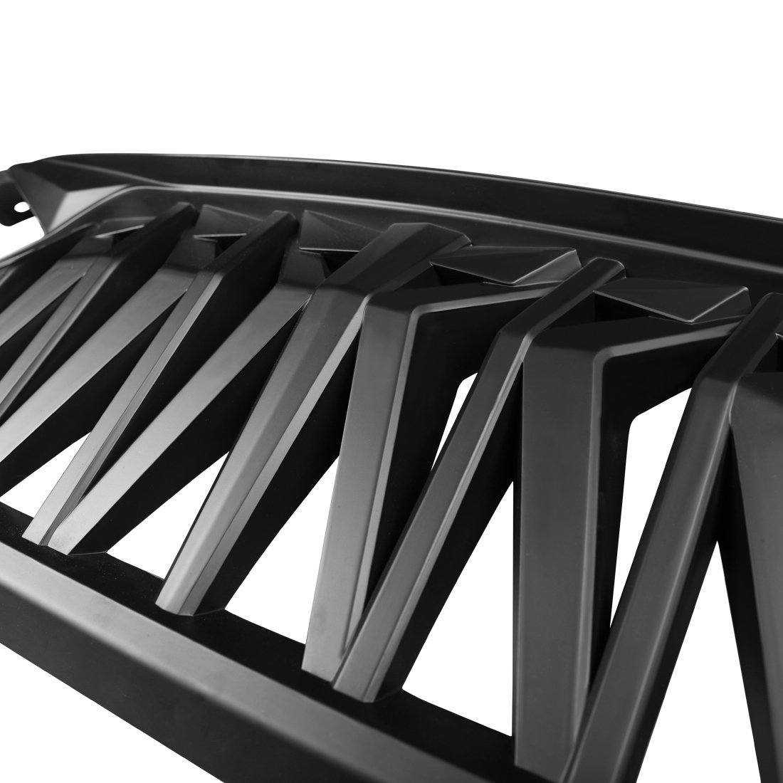 SHARK GRILLE - MATTE BLACK FOR 07-18 WRANGLER JK