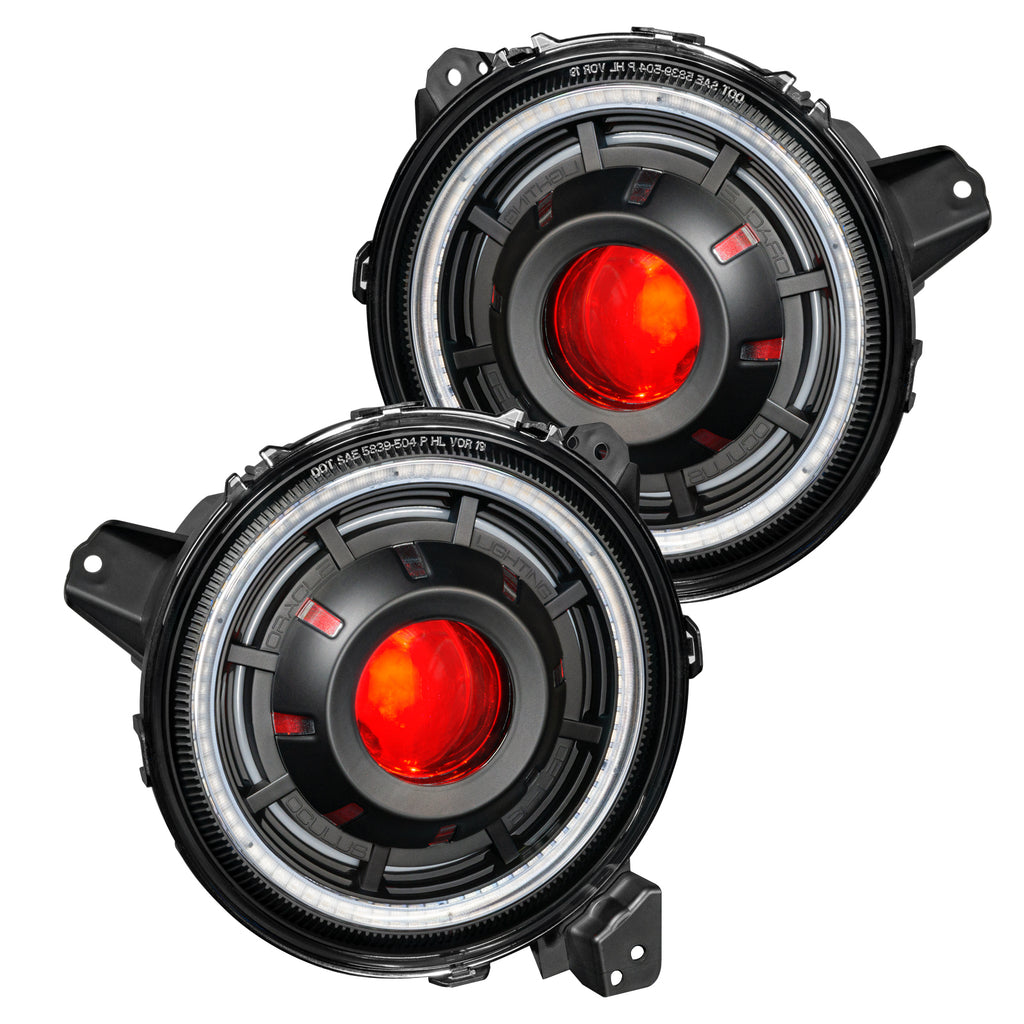 ORACLE LIGHTING OCULUS™ COLORSHIFT BI-LED PROJECTOR HEADLIGHTS FOR JEEP JL / GLADIATOR JT