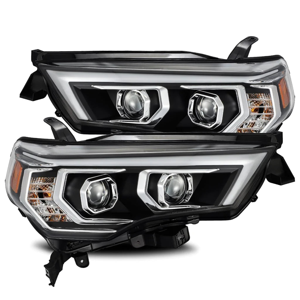 2014+ 4RUNNER ALPHAREX LUXX-SERIES LED HEADS) - BLACK (SET)