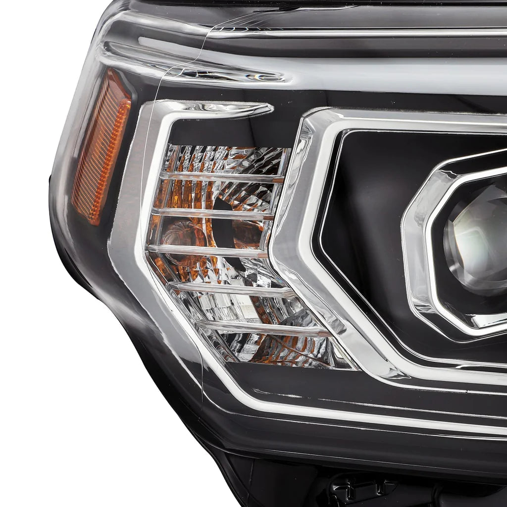 2014+ 4RUNNER ALPHAREX LUXX-SERIES LED HEADS) - BLACK (SET)
