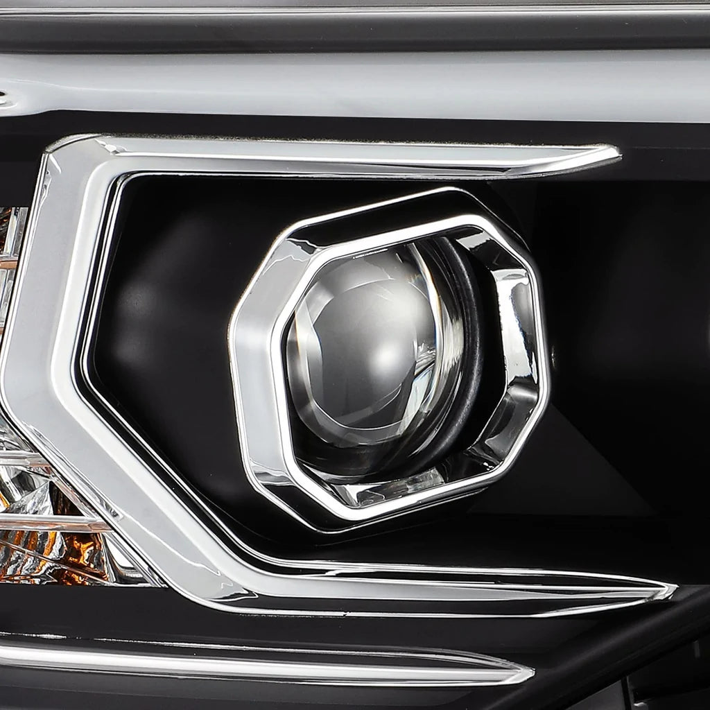 2014+ 4RUNNER ALPHAREX LUXX-SERIES LED HEADS) - BLACK (SET)