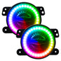 ORACLE JEEP WRANGLER JK/JL/JT HIGH PERFORMANCE W LED FOG LIGHTS - COLORSHIFT W/O CONTROLLER