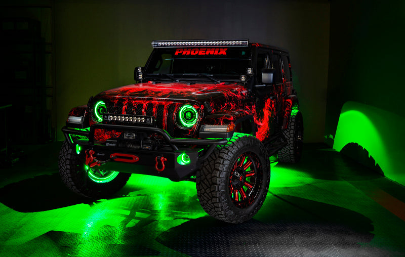 ORACLE JEEP WRANGLER JK/JL/JT HIGH PERFORMANCE W LED FOG LIGHTS - COLORSHIFT W/O CONTROLLER
