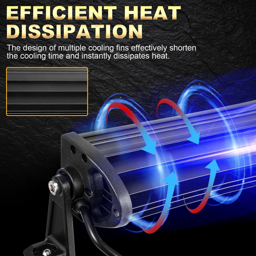 42 INCH 5D SERIES CURVED LED LIGHT BAR & CAR ROOF WINDSHIELD LED LIGHT BAR MOUNTING BRACKET FOR FORD BRONCO 2/4 DOOR 2021 2022