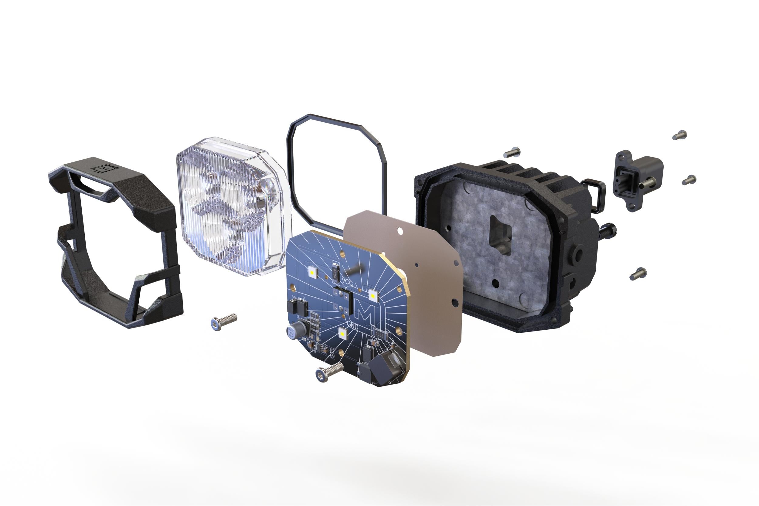 Morimoto 4Banger 2.0 HXB LED Pods (Spot / White or Yellow/ Set)