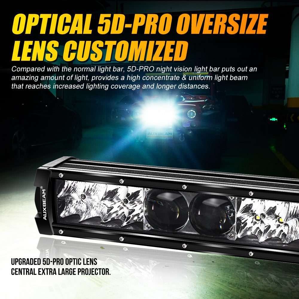 12 INCH 5D-PRO SERIES 12000LM SPOT BEAM OFF ROAD LED LIGHT BAR