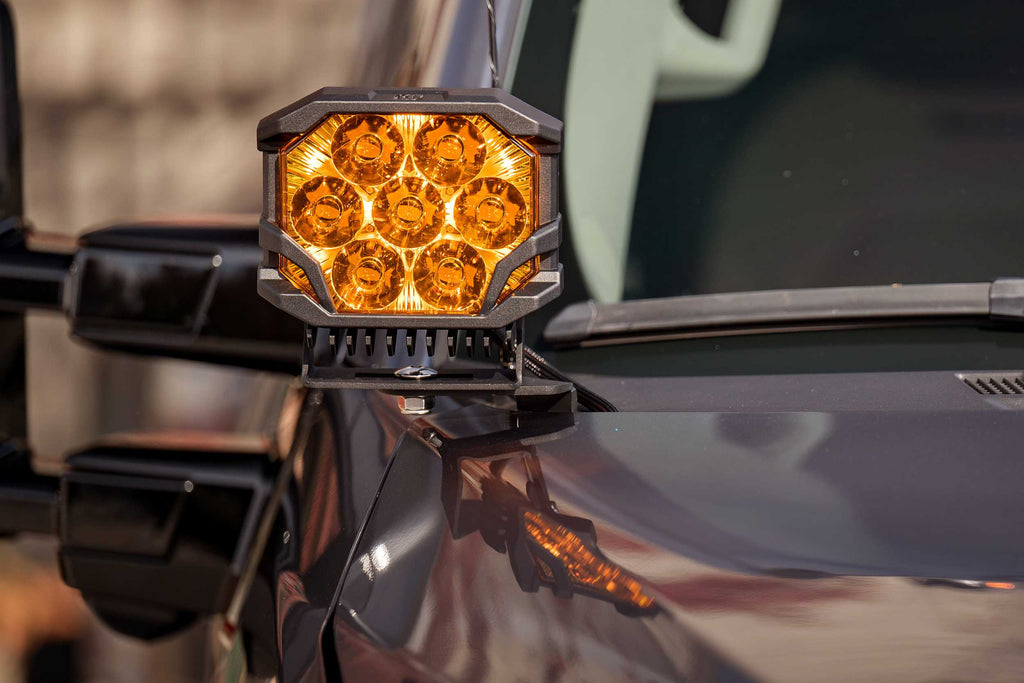 MORIMOTO BIGBANGER A-PILLAR KIT: 14-23 4RUNNER (HXB YELLOW COMBO BEAM)