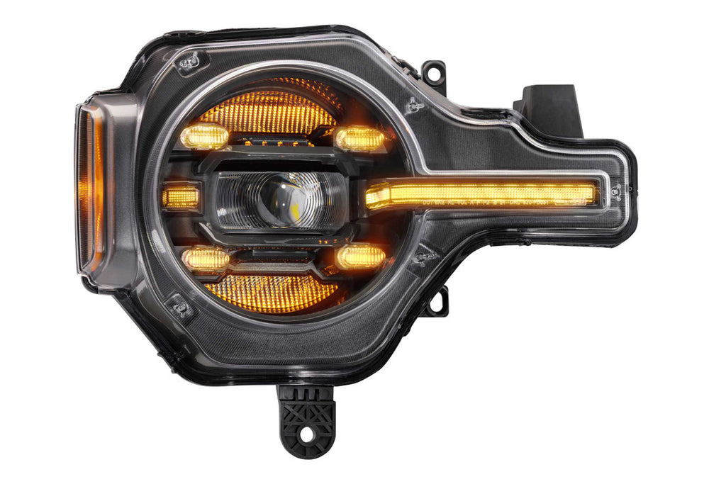 Morimoto XB Headlights FORD BRONCO (21+): XB LED HEADLIGHTS AMBER DRL