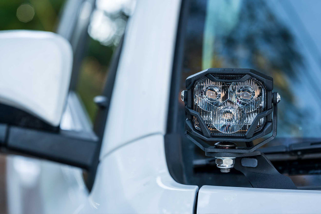 MORIMOTO 4BANGER A-PILLAR KIT: 14-21 TUNDRA (NCS WHITE WIDE BEAM)