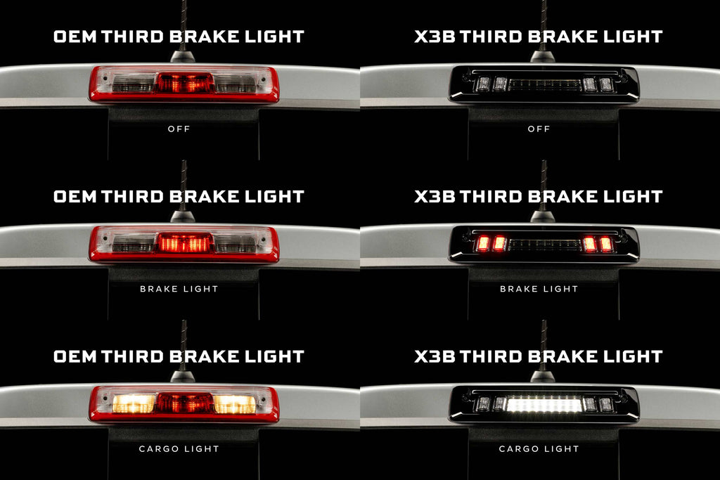 X3B LED Third Brake Light: Colorado/Canyon (15+ / Clear Lens)