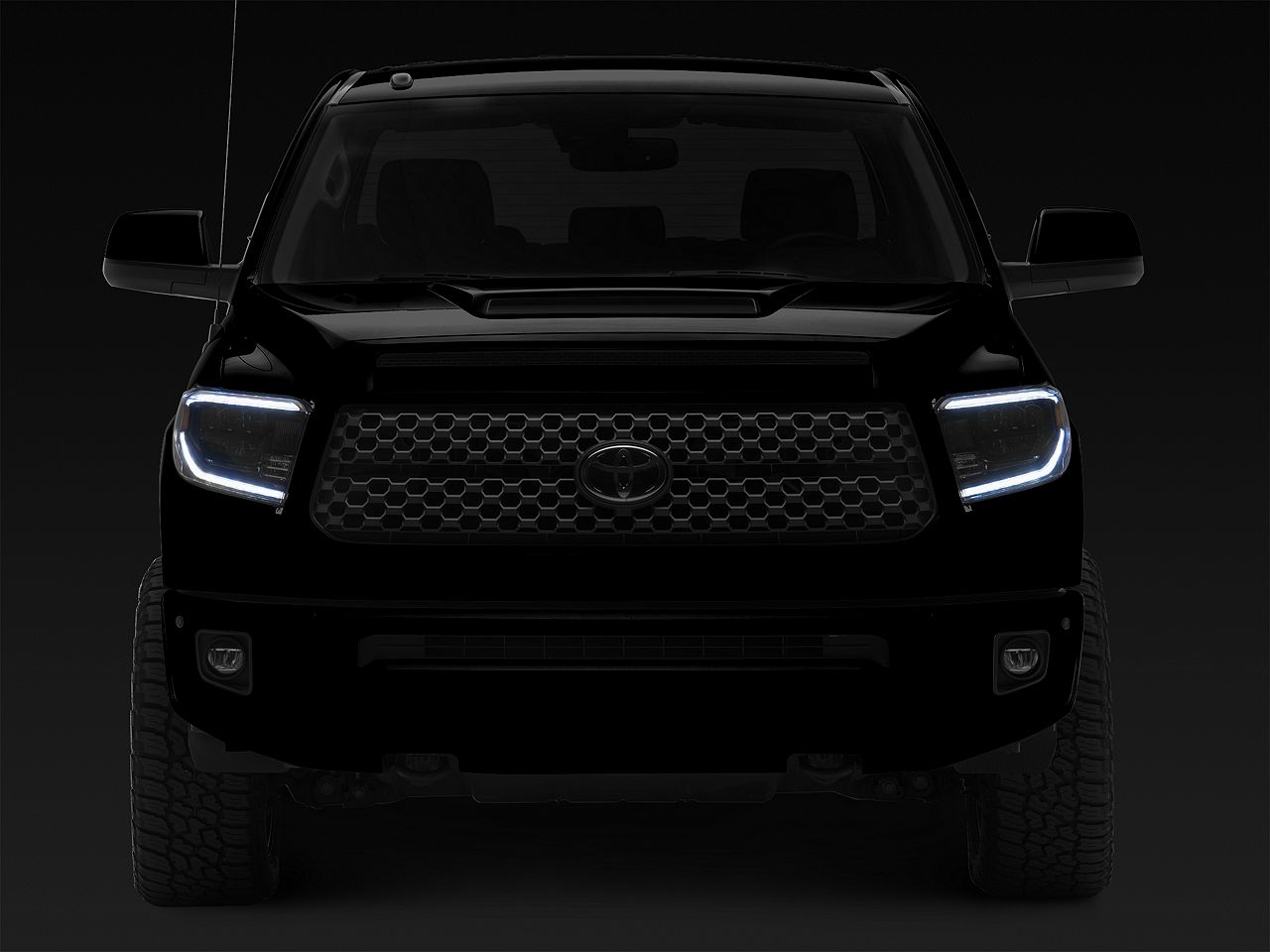 Form Lighting LED Reflector Headlights; Black Housing; Clear Lens (14-21 Tundra)