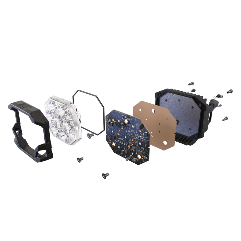 Morimoto BigBanger HXB LED Pod (Combo / Yellow / Each)