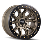 DIRTY LIFE DT-1 9303 SATIN GOLD W/SIMULATED RING 17X9 5-127 -12MM 78.1MM