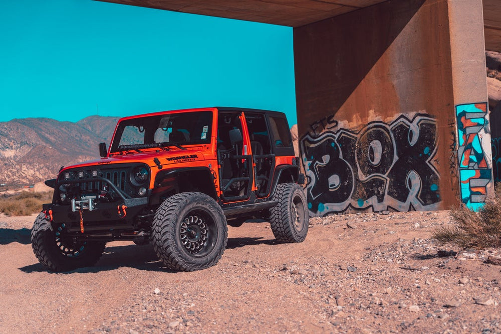 BODY ARMOR 4X4 2007-2018 JEEP WRANGLER JK TUBE DOORS FRONT, PAIR