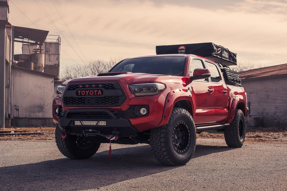 BODY ARMOR 4X4 2005-2023 TOYOTA TACOMA DOUBLE CAB SHORT BED/ACCESS CAB LONG BED REVO ROCK SLIDERS