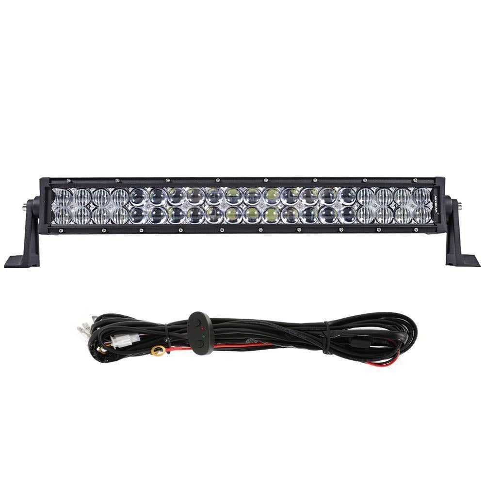 22 INCH 5D SERIES STRAIGHT/CURVED COMBO BEAM DOUBLE ROW LED LIGHT BAR FOR SUV ATV UTV TRUCKS PICKUP BOAT