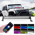 NEW 32 INCH V-PRO SERIES STRAIGHT RGBW COLOR CHANGING OFF ROAD LED LIGHT BAR