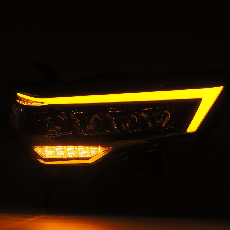 ALPHAREX 14-20 TOYOTA 4RUNNER NOVA LED PROJ HEADLIGHTS PLANK STYLE ALPHA BLACK W/ACTIVATION LIGHT