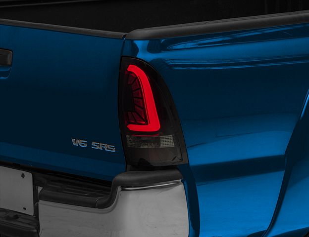 PRO-Series LED Tail Lights; Jet Black Housing; Smoked Lens (05-15 Tacoma)