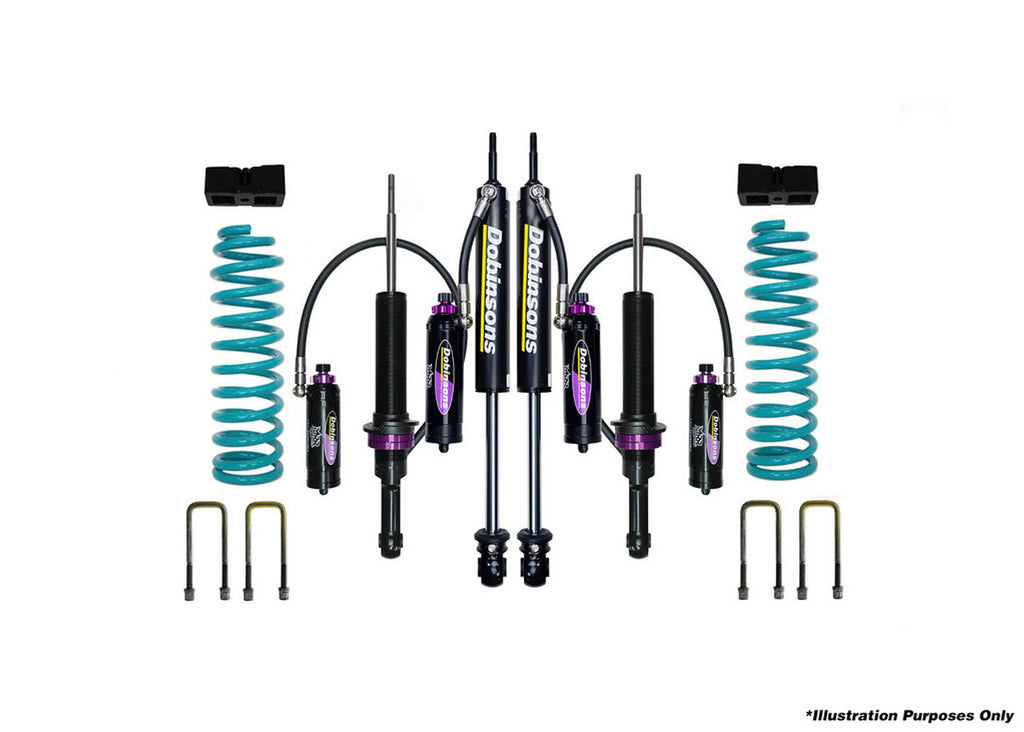 Dobinsons TEAL 1.75-3.0" MRR 3-way Adjustable Lift Kit Tacoma 05-22 with Quick Ride Rear