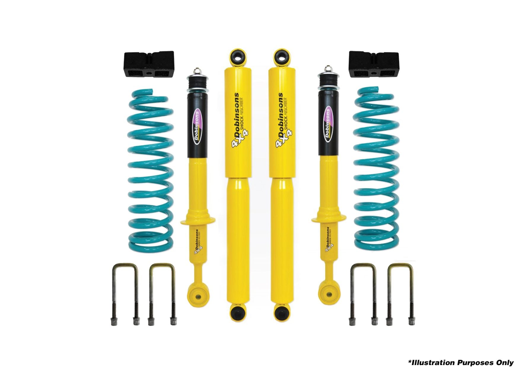 Dobinsons 2.5″ to 3.0″ GS Lift Kit for 2005 to 2022 Tacoma 4×4 Double Cab Short Bed