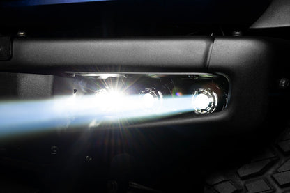 ORACLE LIGHTING 2021-2024 FORD BRONCO OFF ROAD LASER AUXILIARY LIGHTS + LED FOG LIGHT KIT FOR STEEL BUMPER