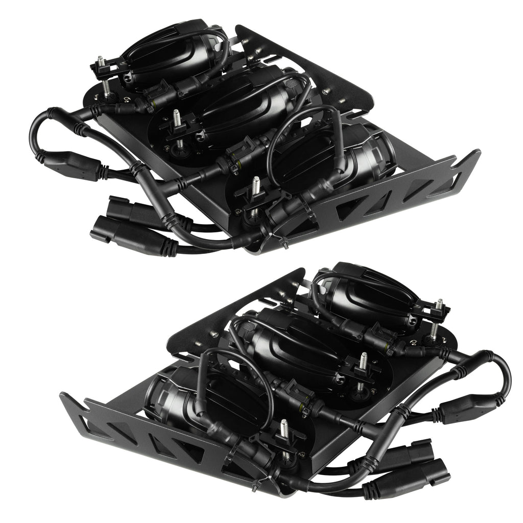 ORACLE LIGHTING 2021-2024 FORD BRONCO OFF ROAD LASER AUXILIARY LIGHTS + LED FOG LIGHT KIT FOR STEEL BUMPER