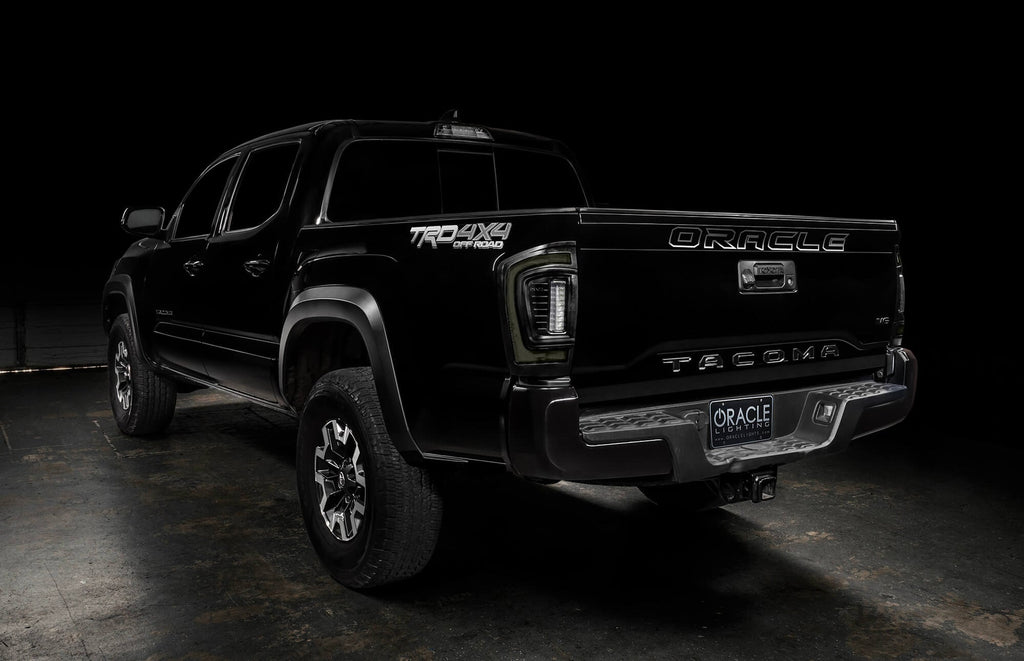 ORACLE LIGHTING FLUSH STYLE tinted LED TAIL LIGHTS FOR 2016-2023 GEN 3 TOYOTA TACOMA