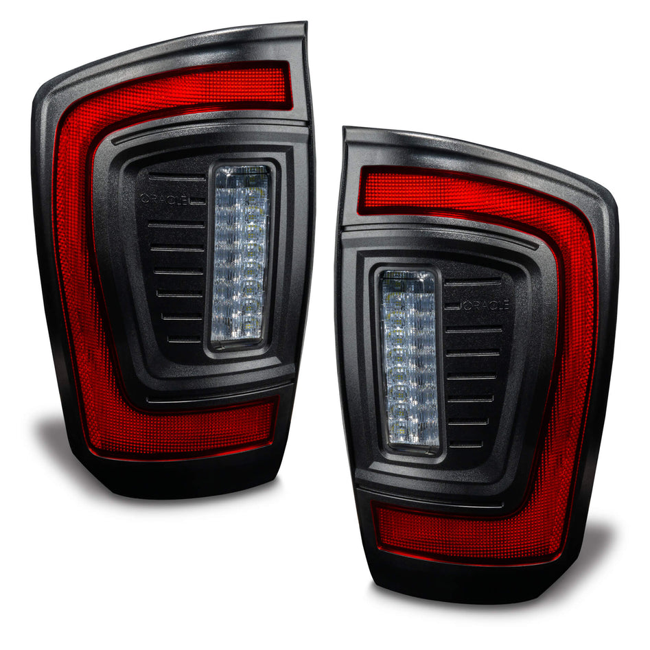 ORACLE LIGHTING FLUSH STYLE red LED TAIL LIGHTS FOR 2016-2023 GEN 3 TOYOTA TACOMA