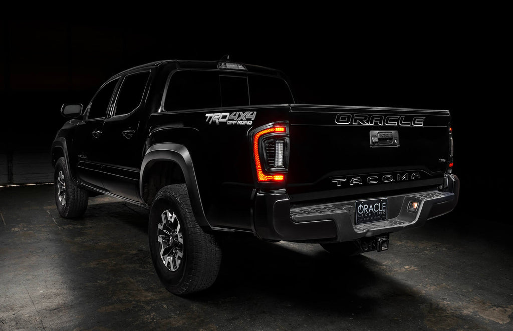 ORACLE LIGHTING FLUSH STYLE tinted LED TAIL LIGHTS FOR 2016-2023 GEN 3 TOYOTA TACOMA