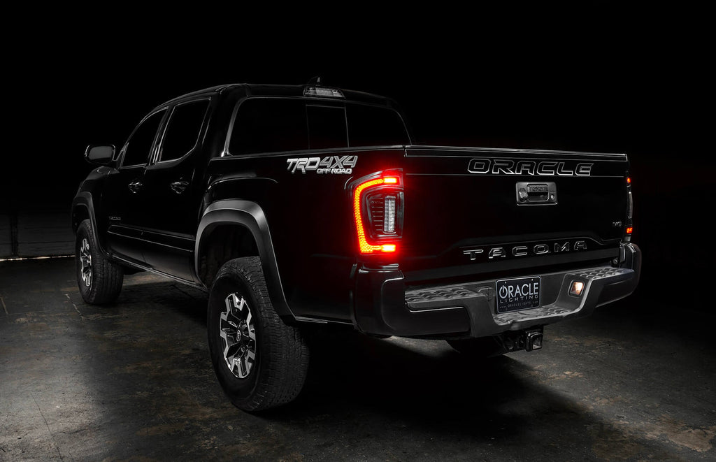 ORACLE LIGHTING FLUSH STYLE tinted LED TAIL LIGHTS FOR 2016-2023 GEN 3 TOYOTA TACOMA