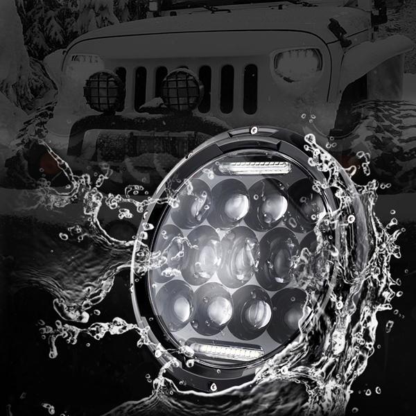 Honeycomb LED Headlights for 97-18 Jeep Wrangler TJ/ JK