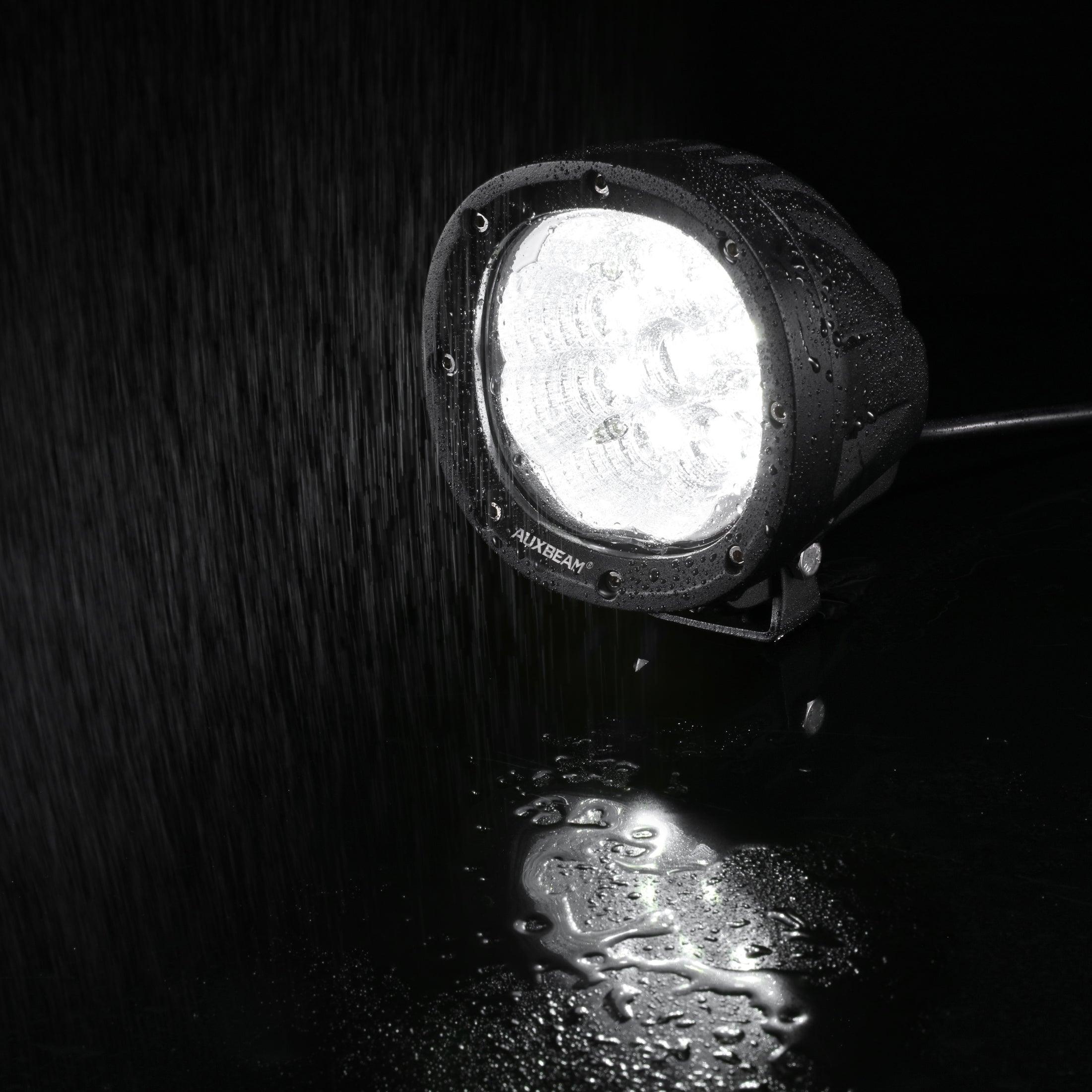 Auxbeam Set of 6 4inch FLOOD WHITE LIGHTS