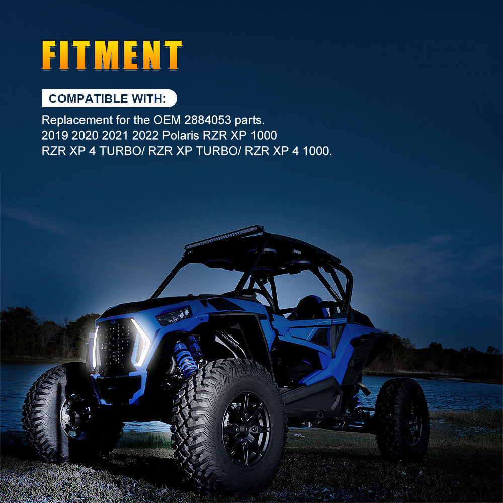 (2PCS/SET) RZR LED TURN SIGNAL LIGHT FOR 2019 2020 2021 2022 POLARIS RZR XP 1000 TURBO #2884053